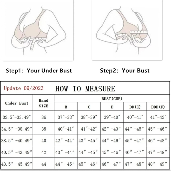 Xuvozta Women's Longline Strapless Bra Full Coverage Minimizer Bra Hide Back Fat - Picture 6 of 7